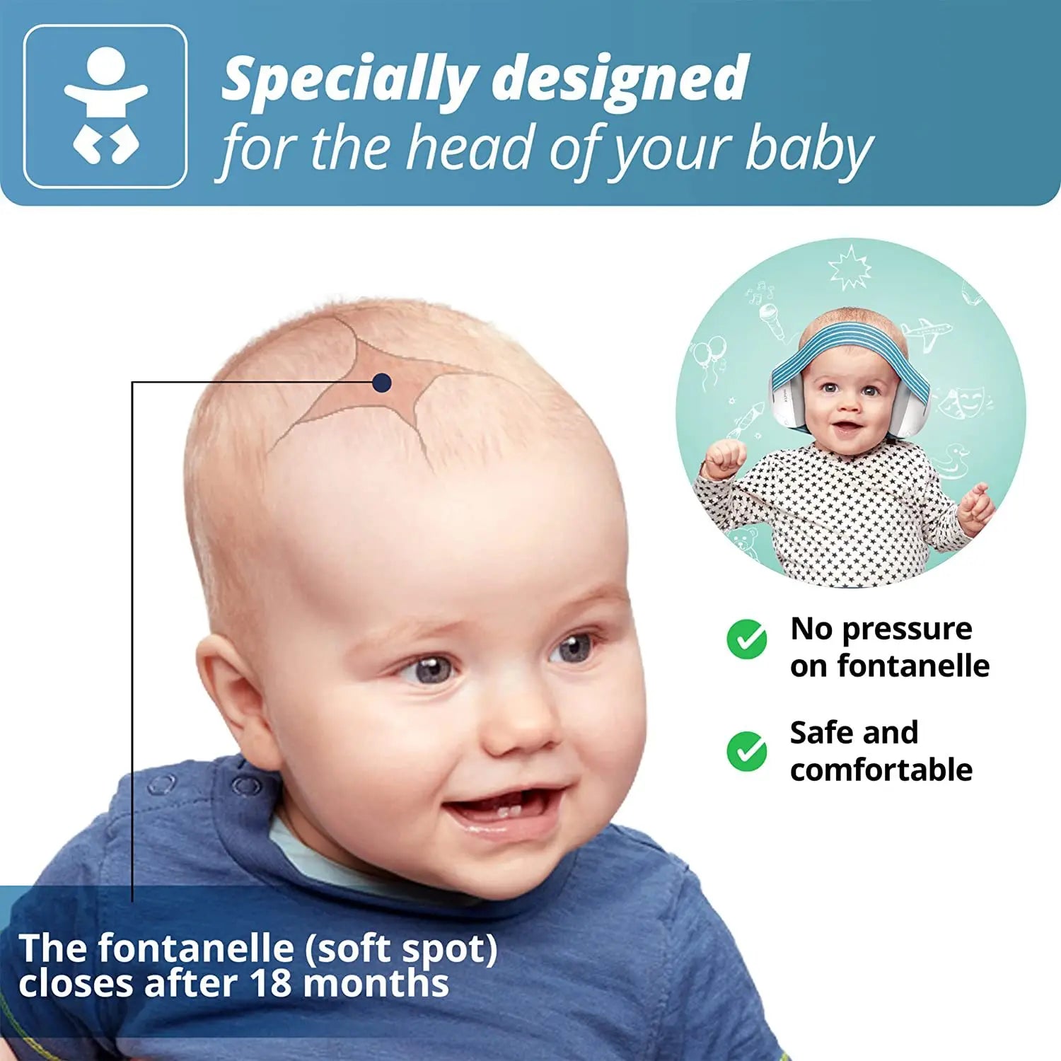 Tiny Ears, Big Peace: Noise Reduction Earmuffs for Blissful Baby Sleep!